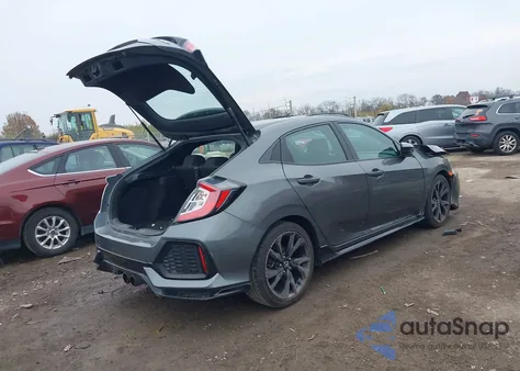 2017 Honda Civic Sport from USA, damaged, VIN SHHFK7H49HU224531